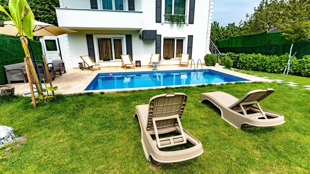 Villa Atlas Muhafazakar Havuzlu, Mustakil Genis Bahceli Сапанджа Екстер'єр фото