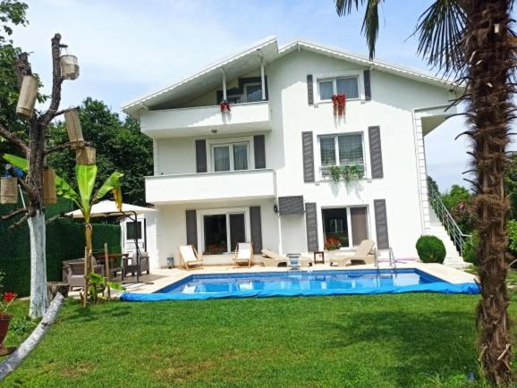 Villa Atlas Muhafazakar Havuzlu, Mustakil Genis Bahceli Сапанджа Екстер'єр фото